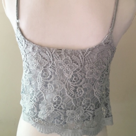 Urban Outfitters Lace Blue Top - Picture 4 of 4